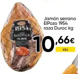 Cash FROIZ ElPozo jamón serrano 1954 raza duroc oferta