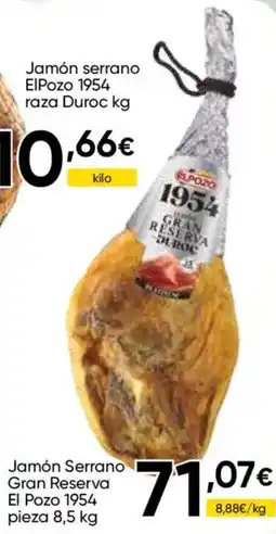 Cash FROIZ El Pozo 1954 jamón serrano gran reserva oferta