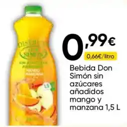 Cash FROIZ Bebida Don Simón sin azúcares añadidos mango y manzana oferta