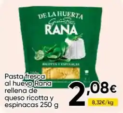 Cash FROIZ Rana pasta fresca al huevo oferta