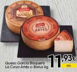 Cash FROIZ Queso Garcia Baquero La Cava Artés o Barus oferta