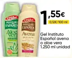 Cash FROIZ Instituto Español gel de avena o aloe vera oferta