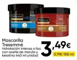Cash FROIZ Tresemmé mascarilla hidratación intensa o liso oferta