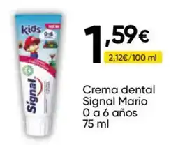 Cash FROIZ Signal Crema dental Mario oferta