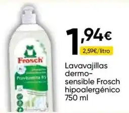 Cash FROIZ Frosch lavavajillas dermo-sensible oferta