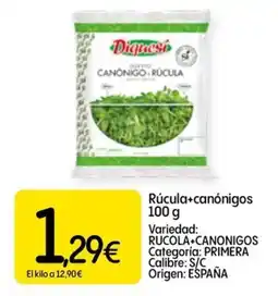 Dialprix Diquesí rúcula canónigos oferta
