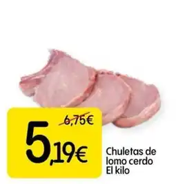 Dialprix Chuletas de lomo cerdo oferta