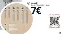 IKEA Ikea - set de 175 tornillos y tacos oferta
