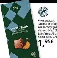 IKEA Tableta chocola con leche y gall de jengibre. rainforest allia oferta