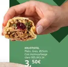 IKEA Claro - plato. gres. 025cm. con motivos/beige oferta