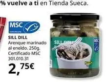 IKEA Arenque marinado al eneldo. certificado msc oferta