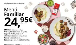 IKEA Menu familiar oferta
