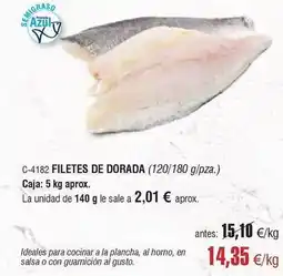 Abordo Dorada - filetes de dorada oferta