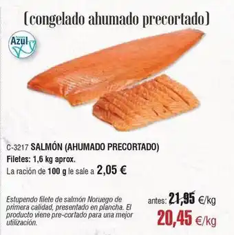 Salmón (ahumado precortado)