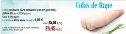 Abordo Sol - colas de rape grandes oferta