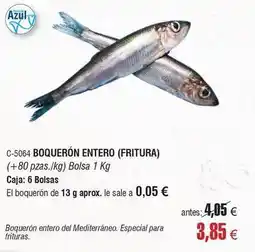 Abordo Boquerón entero oferta