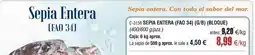 Abordo El sabor - sepia entera oferta