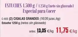 Abordo Cigalas grandes oferta