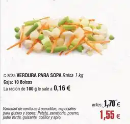 Abordo Verdura para sopa oferta