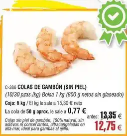 Abordo Ideal - colas de gambon oferta