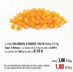 Abordo Ideal - c-2098 calabaza a dados oferta