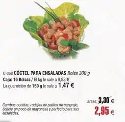 Abordo Perfecto - cóctel para ensaladas oferta