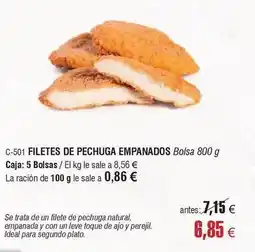Abordo Ideal - filetes de pechuga empanados oferta