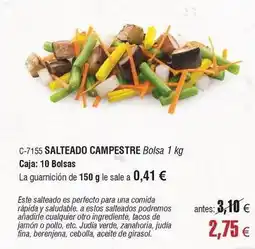 Abordo Perfecto - salteado campestre oferta