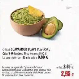 Abordo Ideal - guacamole suave oferta