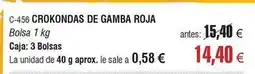 Abordo Crokondas de gamba roja oferta