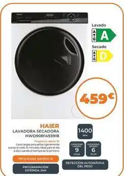 Pascual Martí Haier - lavadora secadora hwv90b149391b oferta