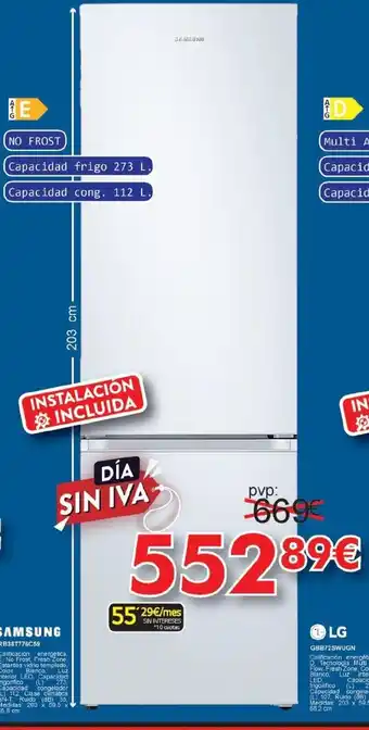 Electro Hiper Europa Samsung RB38T776C59 oferta