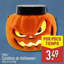 ALDI Vidal calabaza de halloween oferta