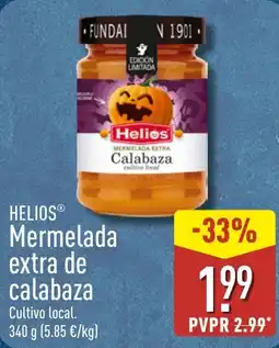 ALDI Helios mermelada extra de calabaza oferta