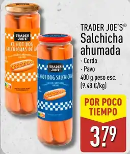 ALDI Trader Joe's salchicha ahumada oferta