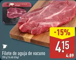 ALDI Iberia filete de aguja de vacuno oferta