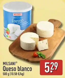 ALDI Milsani queso blanco oferta