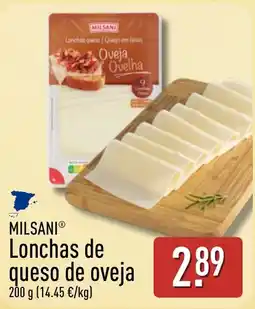ALDI Milsani lonchas de queso de oveja oferta