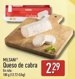 ALDI Milsani queso de cabra oferta