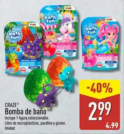 ALDI Craze bomba de baño oferta