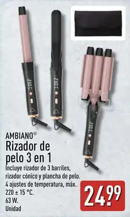 ALDI Ambiano rizador de pelo 3 en 1 oferta