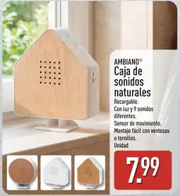 ALDI Ambiano caja de sonidos naturales oferta