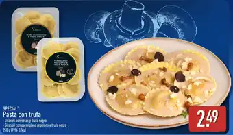 ALDI Special pasta con trufa oferta
