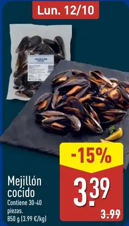 ALDI Mejillón cocido oferta