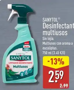 ALDI Sanytol desinfectant multiusos oferta
