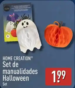 ALDI Home Creation set de manualidades halloween oferta
