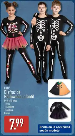 ALDI L&D Disfraz de Halloween infantil oferta