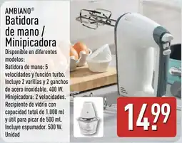 ALDI Ambiano batidora de mano / minipicadora oferta