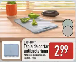 ALDI Crofton tabla de cortar antibacteriana oferta