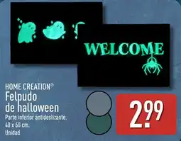 ALDI Home Creation felpudo de halloween oferta